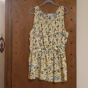 Lemon plus size top